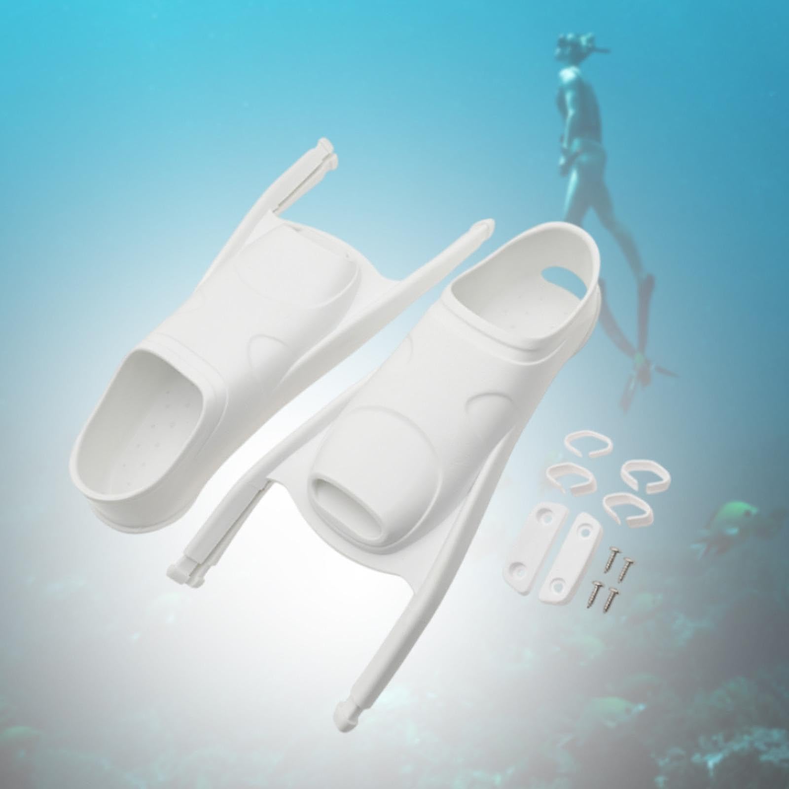 Aletas de Buceo Versátiles para Hombres Y Mujeres Aletas de Esnórquel para Adultos Aletas Cortas de Silicona Aletas de Entrenamiento Acuático Adecuada