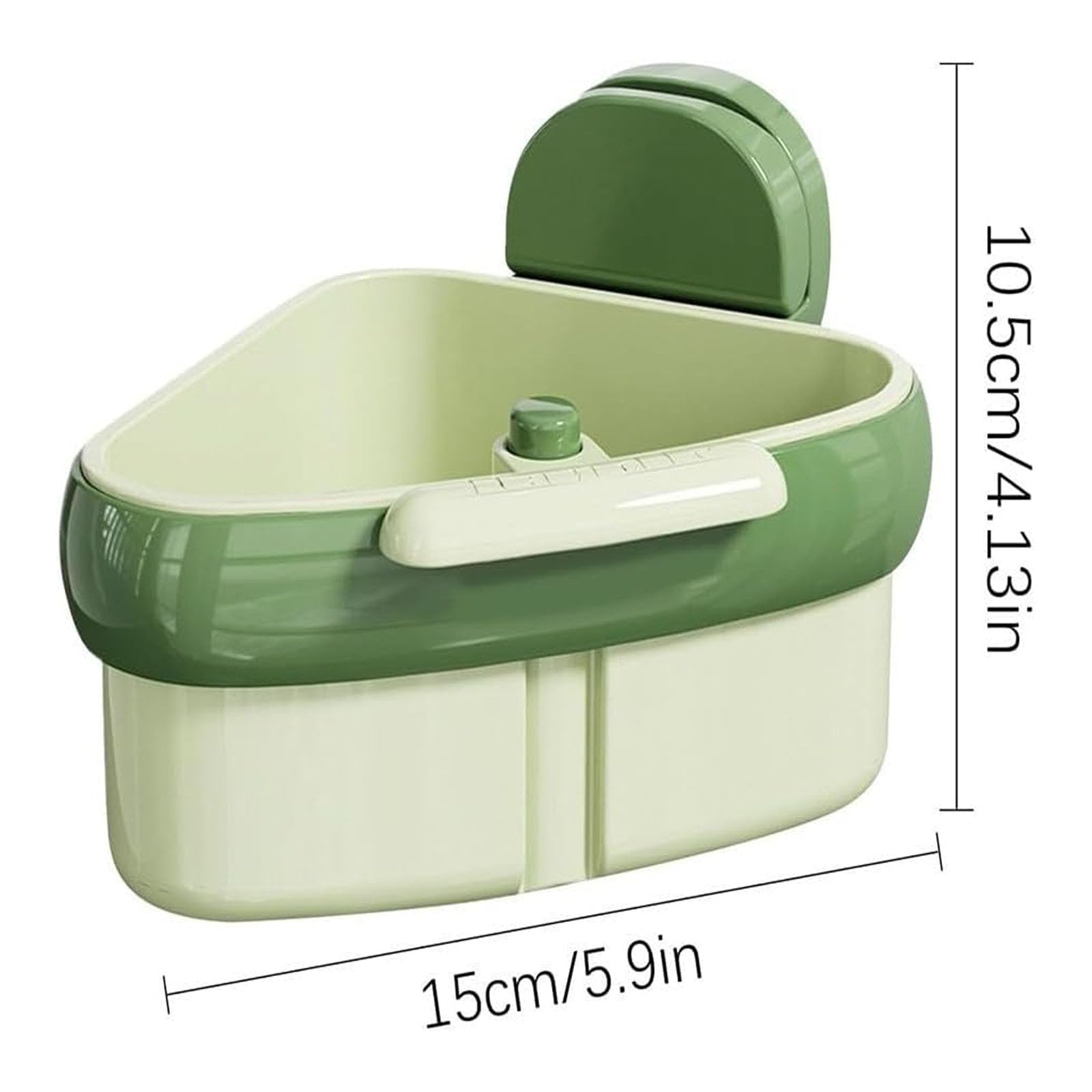 Sieb für Spülbecken Snap-Button Abtropfsieb SpüLbecken Sieb,Sink Strainer Basket (2, Green)