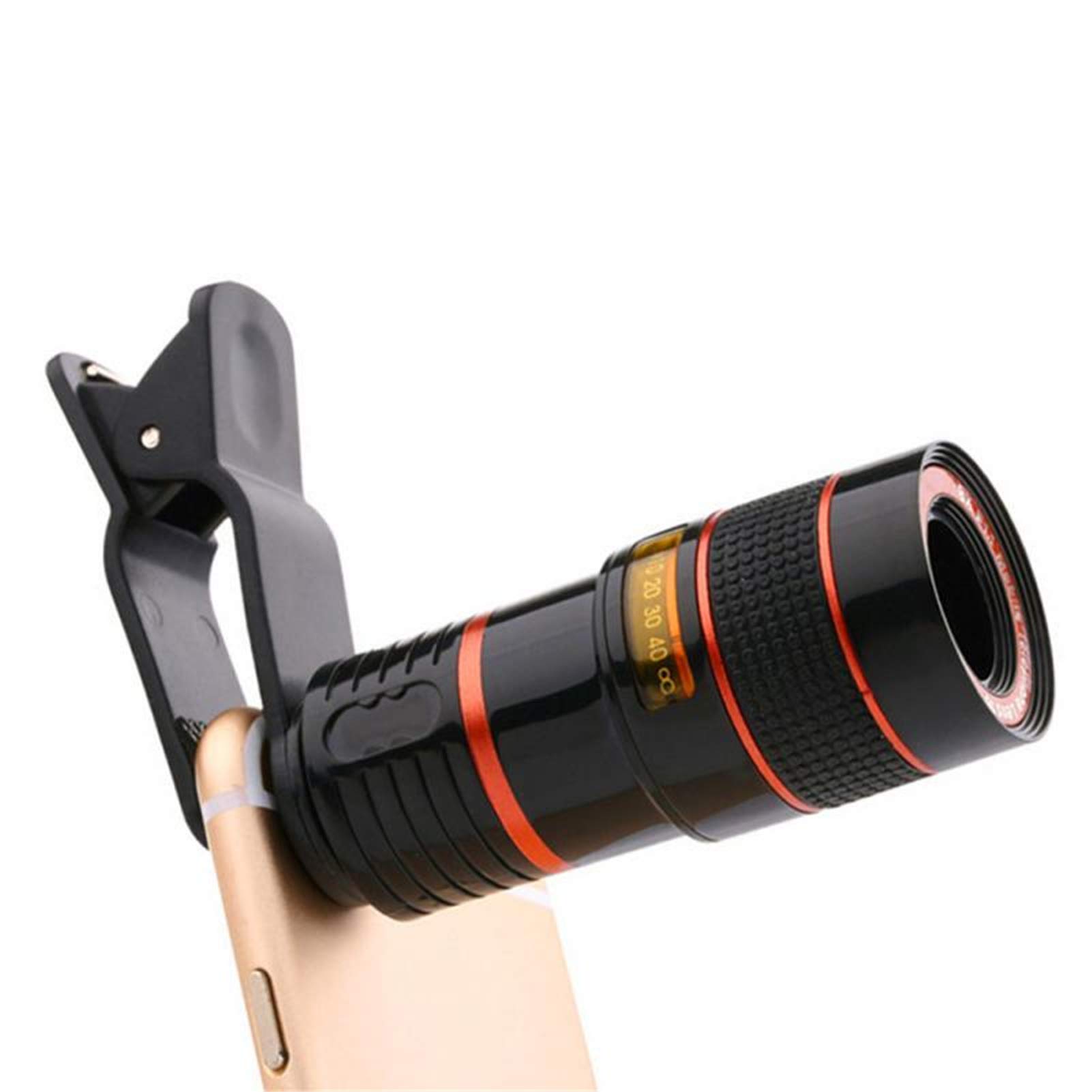 Kit de Lentes de cámara para teléfono Celular, telescopio monocular Universal, cámara con Zoom de teleobjetivo, Lente para teléfono Inteligente móvil, Montaje para la mayoría de los teléfonos