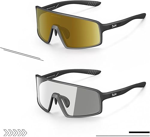 Miniatura 3 de Summer Melon Gafas de sol de ciclismo Gafas de bicicleta para hombres recubiertas protección UV Gafas de bicicleta Gafas deportivas fotocromáticas