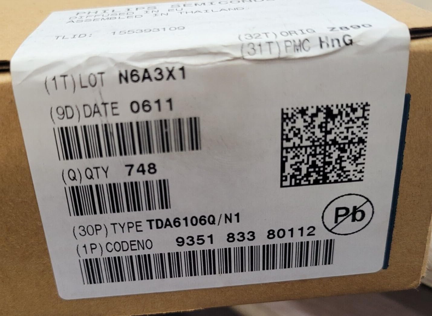 (1 PC) TDA6106Q/N1 Compatible with Philips