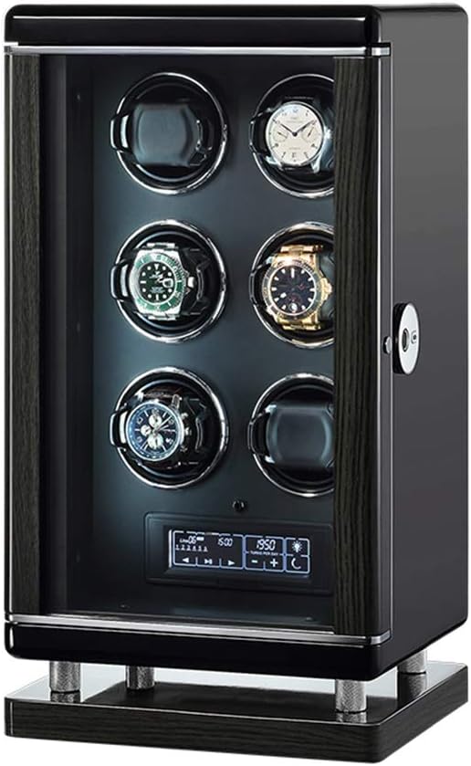 Watch Boxes High-End Wood Upgraded Smart Watch Winders Automatic self-Winding - B0F1MVM8DT