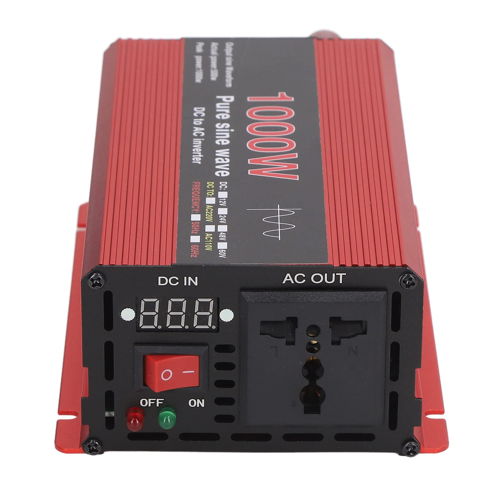 Przetwornica Mocy 1000 W Czysta Fala Sinusoidalna DC 12 V na AC