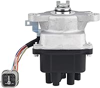 Vista 12 de JDMON Distribuidor de encendido compatible con Honda Civic Acura EL 1.5L 1.6L 1999-2000 SOHC TD-63U TD73U