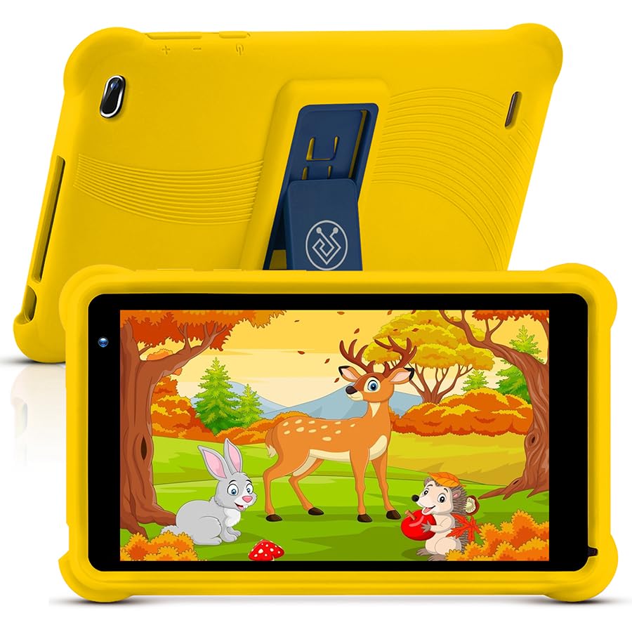 qunyiCO Kids Tablet 7 Pulgadas | Android 11 | 2 GB de RAM | Pantalla táctil HD 1024 x 600 | Cámara...