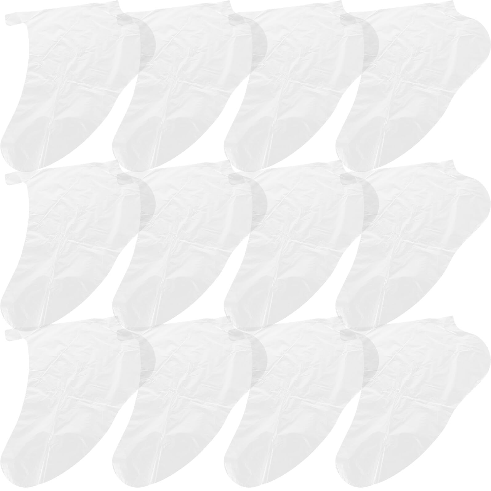 Lot de 1000 Couvre-pieds en Plastique Transparent Jetables pour Bain de Pieds, Résistants aux Odeurs, Longs Tubes en Polyéthylène pour Hydratation et Soin des Pieds