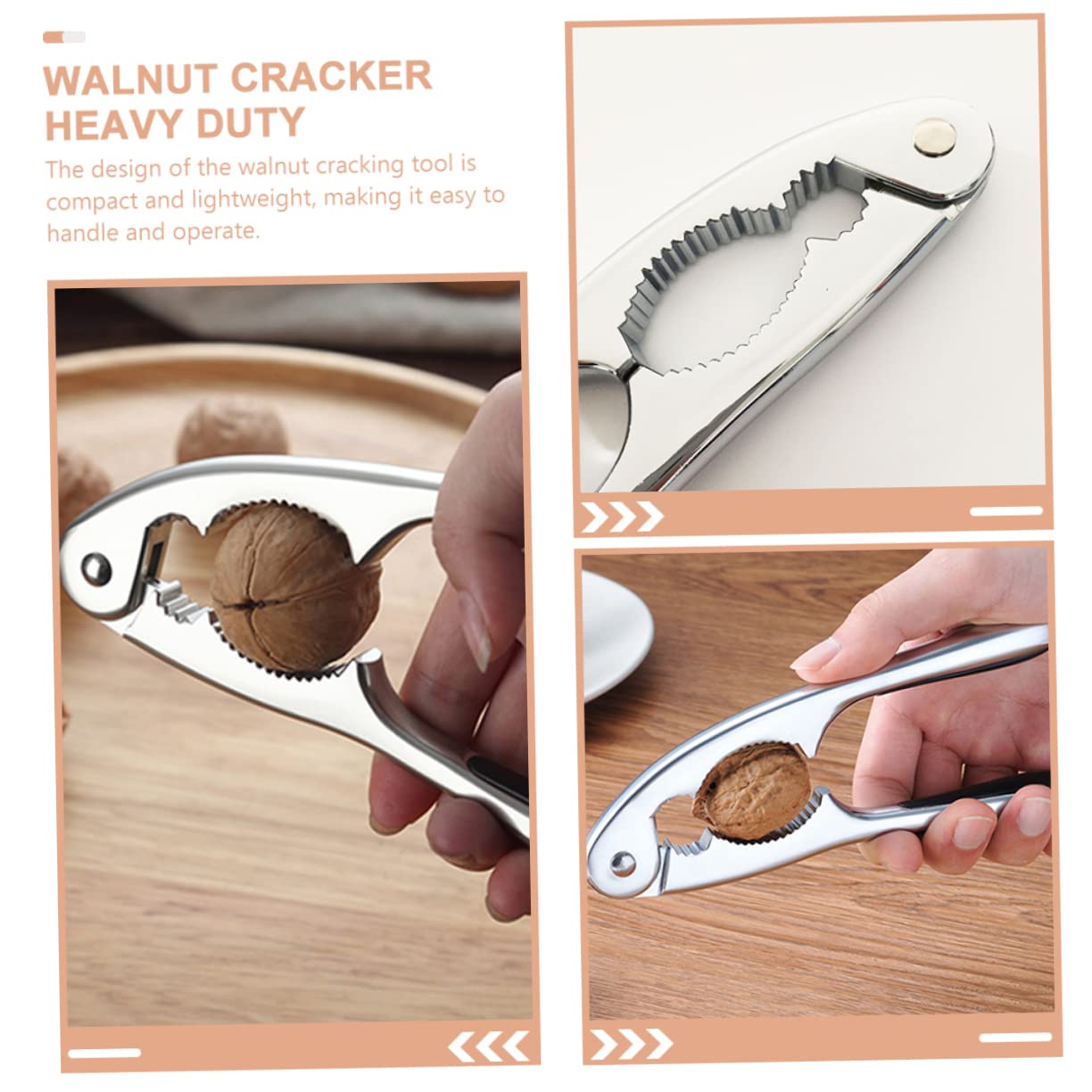 Cabilock Ergonomic Nutcracker Machine for Nuts Compact Nutcracker Tool Bowl for Walnuts Pecans Almonds and Hazelnuts