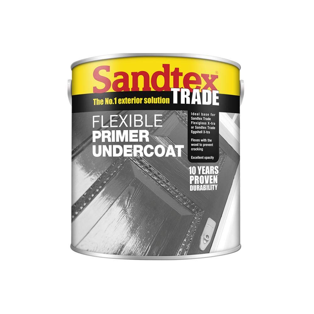 Sandtex Flexible Primer Undercoat - Charcoal Grey - 1L