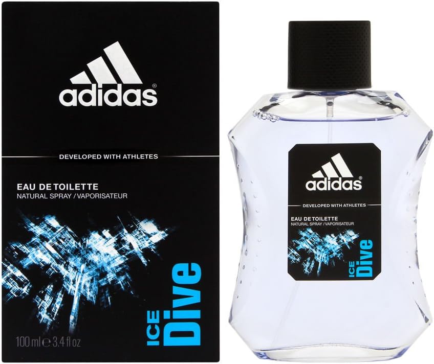 adidas Ice Dive Eau De Toilette For Men 100 ml, Multicoloured, 100 ml (Pack of 1)