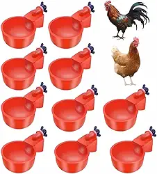 Kit 10 Bebedouros Automáticos Para Aves Galinhas Patos Perus