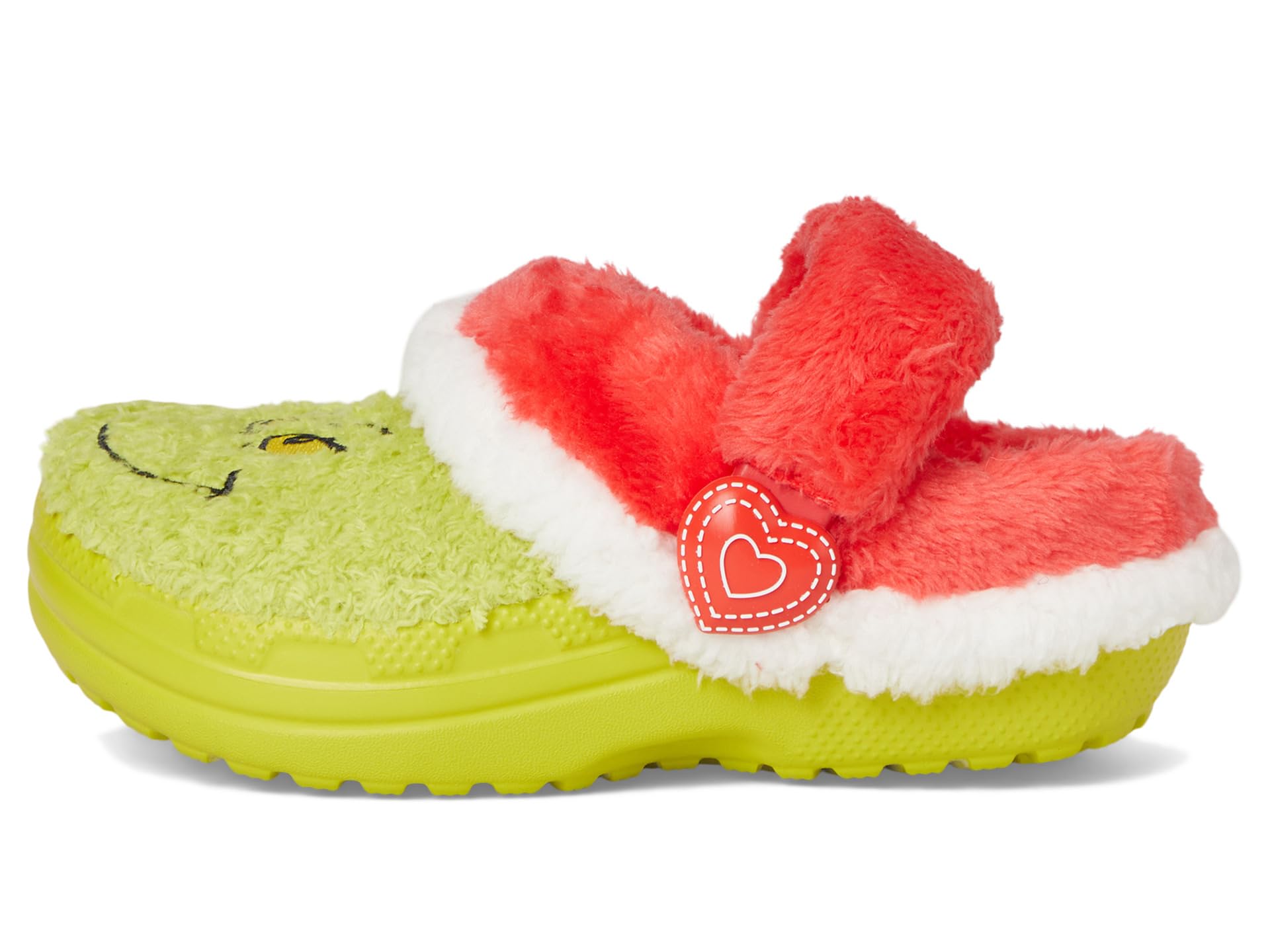 Crocs The Grinch Classic Lined Clog T, Zuecos Unisex niños
