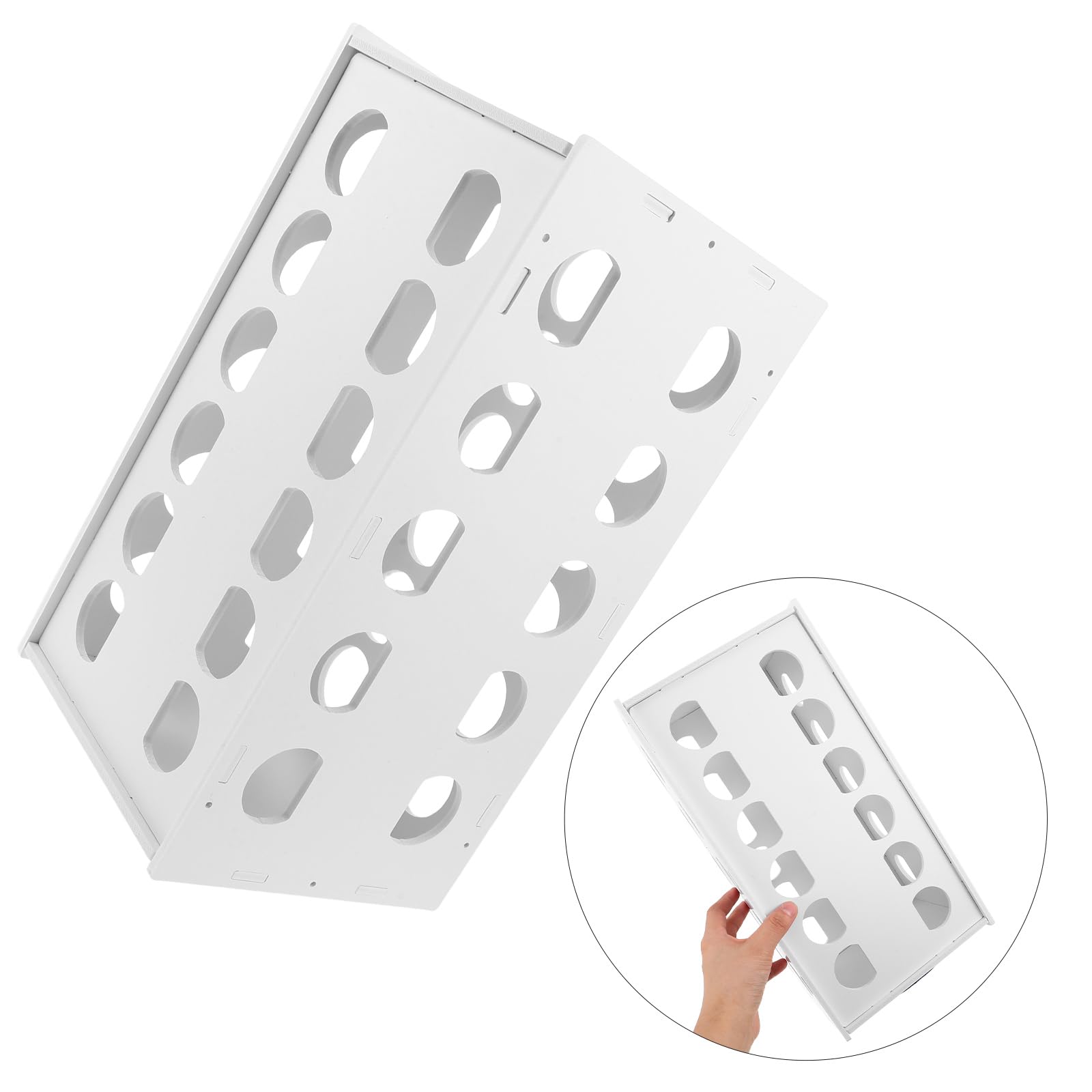 Drehbarer Haarbandhalter Organizer mit 5 Ablagen Haarreif und Haargummiständer für Damen Schminktisch und Badezimmer Aufbewahrung Weiß Platzsparend und Stabil