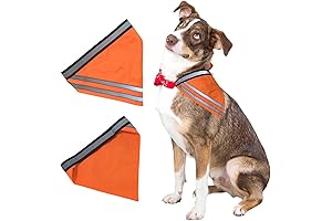 Reflective Dog Bandana: Enhance Safety & Style with Our 2-Pack Protective Scarves
