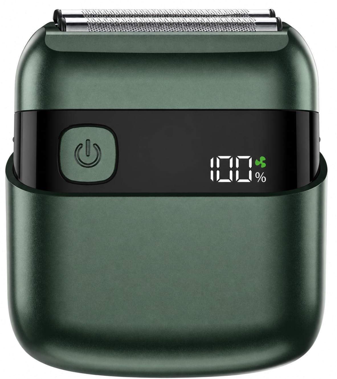 Mini Rasoio Elettrico Uomo Portatile, Rasoio da Barba e Viso Senza Fili IPX7 Impermeabile con Display LED, Ricarica Rapida USB-C, Lame di Precisione