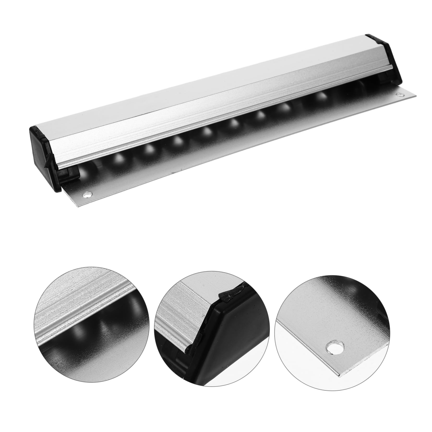 SOLUSTRE 4stücke Wandmontierter -bonhalter Aluminium Platzsparender Quittungshalter Für Restaurant Und Büro Einfache Installation Und Tragbar