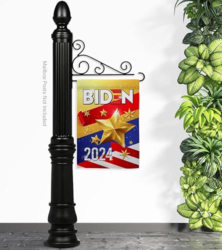 Miniatura 5 de Biden Harris Flag 2020 Garden Flag Set Wall Holder Patriotic Vote President Democrat Republican Tea Party United State American Election House