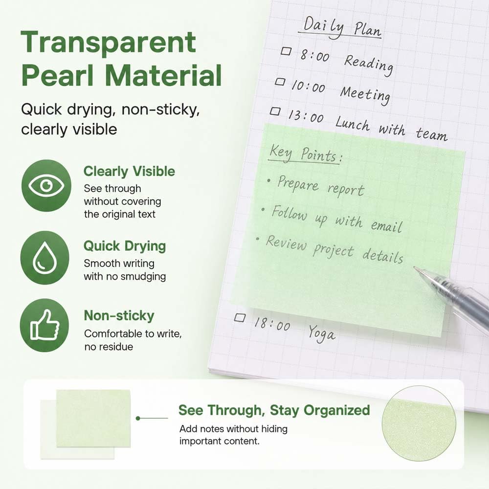 Sticky Notes Glitter,Monster Sticky Notes Glitzer Pull-Out,105PCS/Box,Reusable Office Memo Pull Out Separator,For Journal Planner School Office Classroom Home Study Use (12PCS)