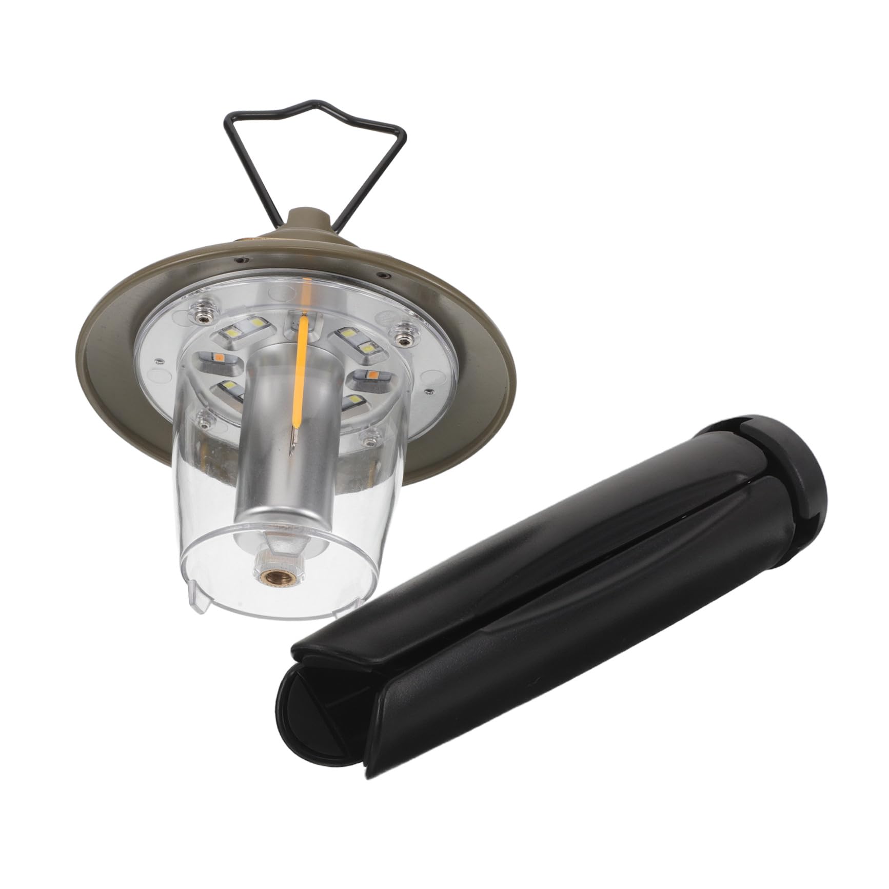 Lanterna da Campeggio Retrò LED Ricaricabile 1200mah Bianca
