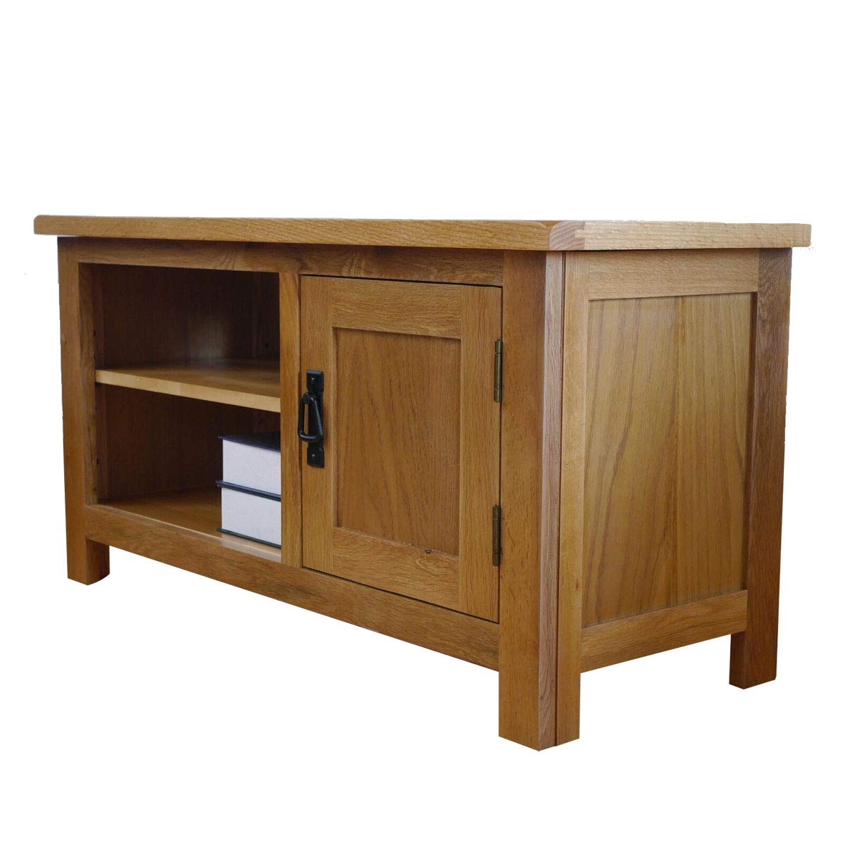 Buy Living Rustic Solid Oak Small TV Oak Widescreen TV
