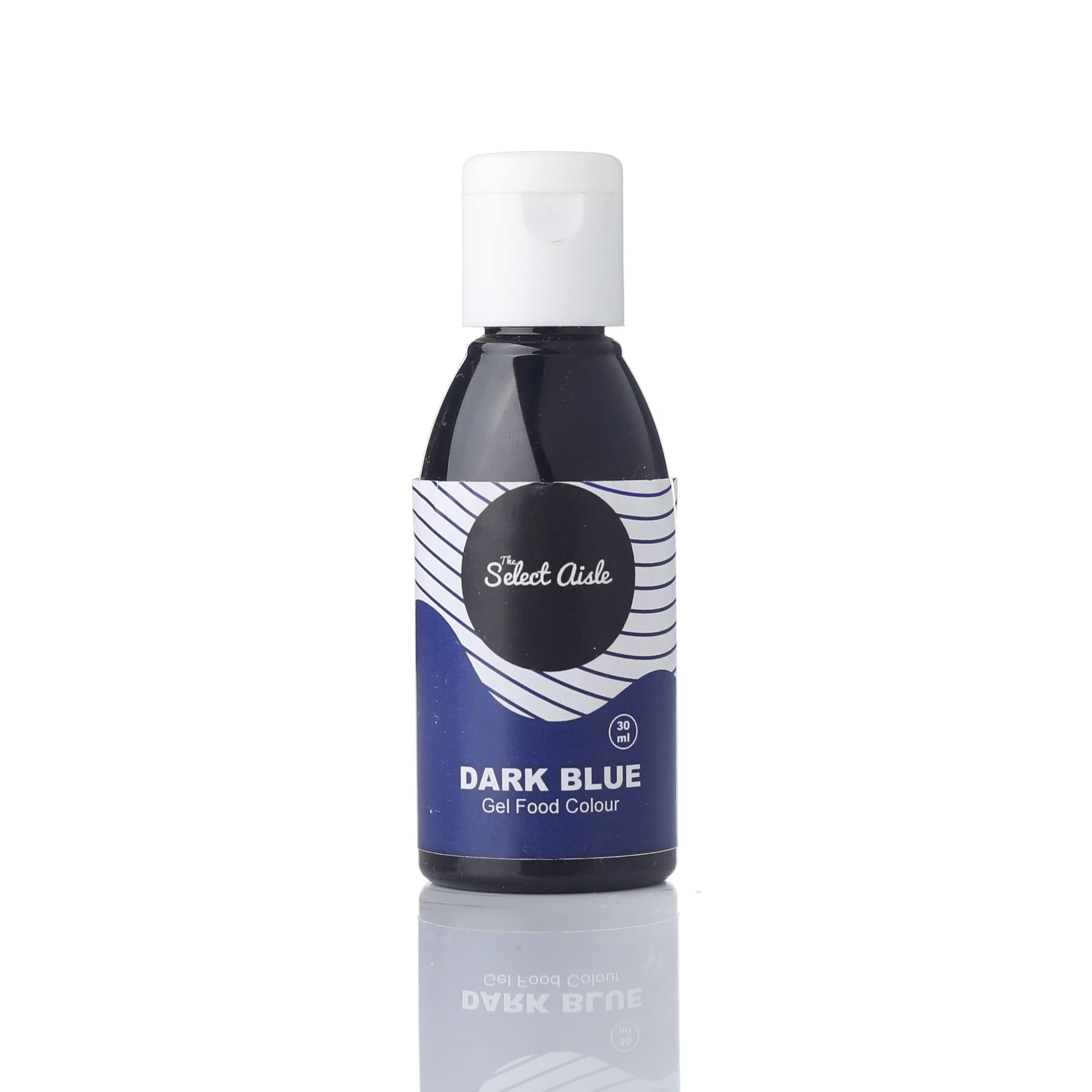 The Select Aisle Concentrated Dark Blue Food Gel Colour - 30 ml [Food colour| Gel colour for Cakes, Cookies and other Desserts| Colouring agent| Baking Gel] (B0BMX3JL2X) Amazon Price History, Amazon Price Tracker