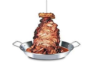 BBQ spit pan & Al Pastor Skewer Stand