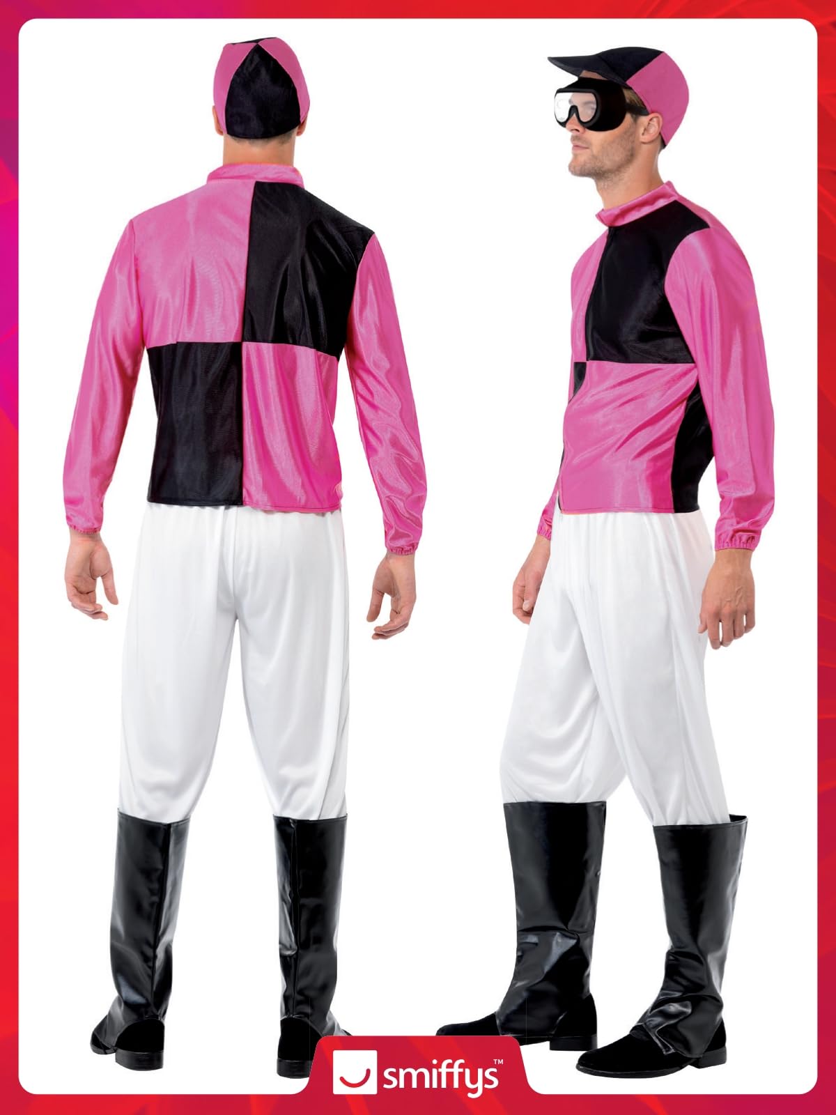 Men's Jockey Fancy Dress Costume