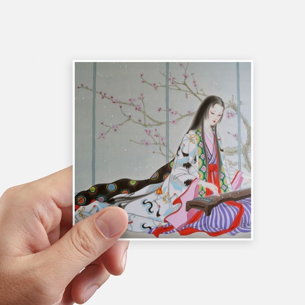 Autocollant peinture chinoise 10CM pour mur de bureau et déco pc portable