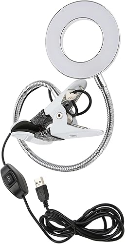 Miniatura 4 de Lámpara de escritorio de belleza, luz LED para lectura y maquillaje, con luz fría y cálida, 2 modos, enchufe USB