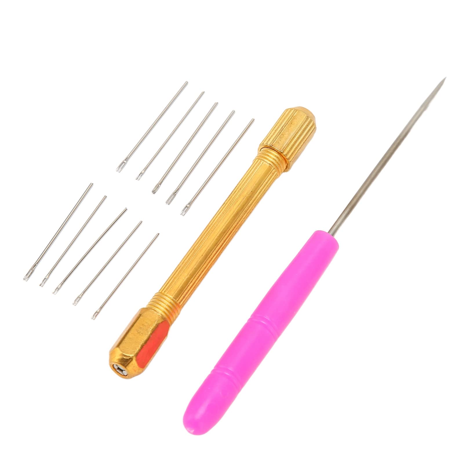 Portautensili per capelli per bambola kit con 10 aghi extra