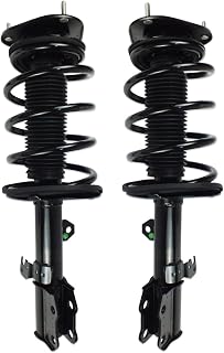 Front Shocks Absorbers for 2003 2004 2005 2006 2007 2008 Toyota Corolla Struts Complete Assembly w/Coil Spring Suspension Passenger Driver Side Struts Replace 172115 172114