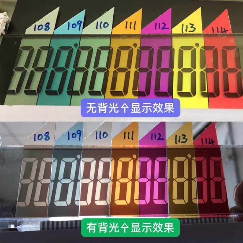 Polarized Film - Negative Digit mod - with adhesive - ORANGE