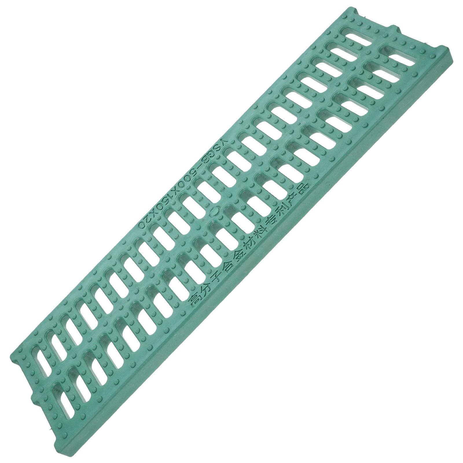 Rejilla de drenaje verde para piscinas exteriores y sistemas de canalización en el patio