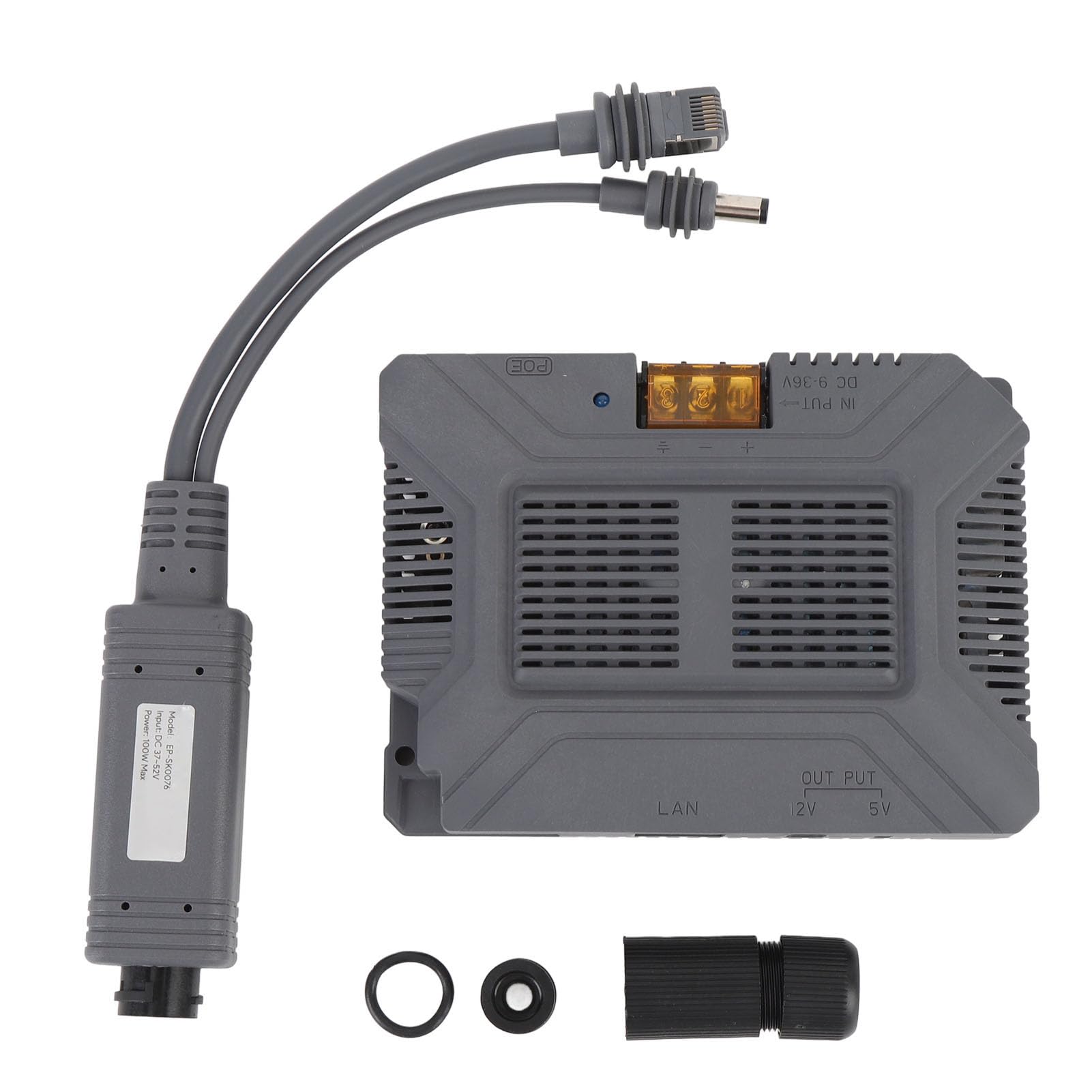 150W GigE Passive PoE Injector and 100W Splitter Kit DC9-36V Input Gigabit Network Speed 10/100/1000Mbps Mini Internet Kit for Mini Dishy