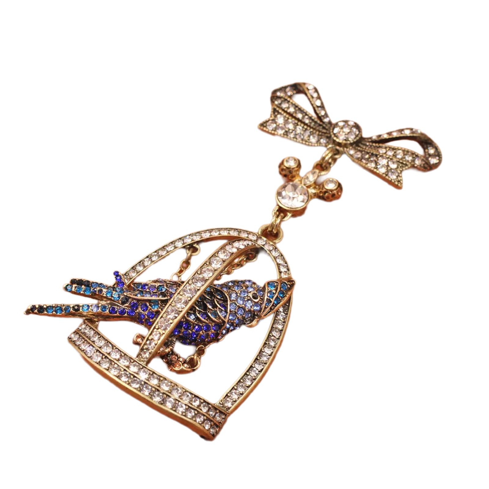 Spilla ornamentale in metallo con chiusura Accessorio elegante per spille per abiti adatto per abiti, cappotti e giacche Spilla decorata in lega