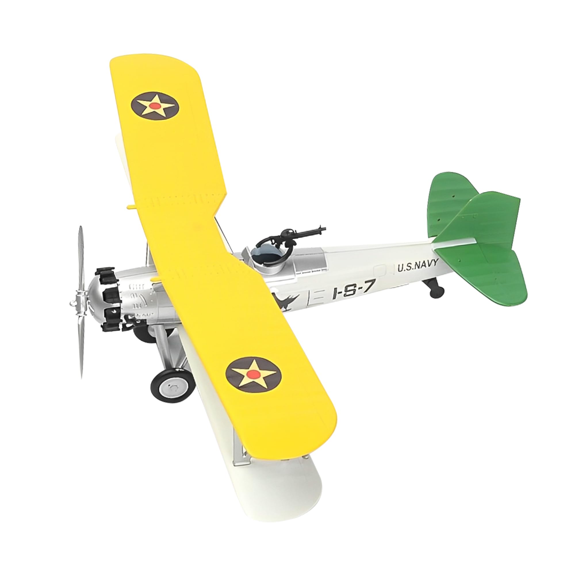 Avión a Escala New Ray 1:48 WWII Fighter Plane BF109 con Base Plástica