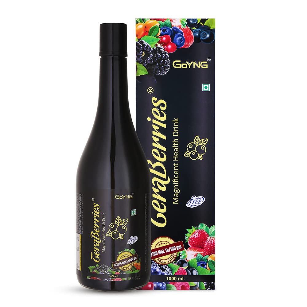 GoYNG TeraBerries Berry Syrup Collagen Builder & Antioxidants - 16 Berries Skin Hair 1 ltr (B091ZDQRSW) Amazon Price History, Amazon Price Tracker
