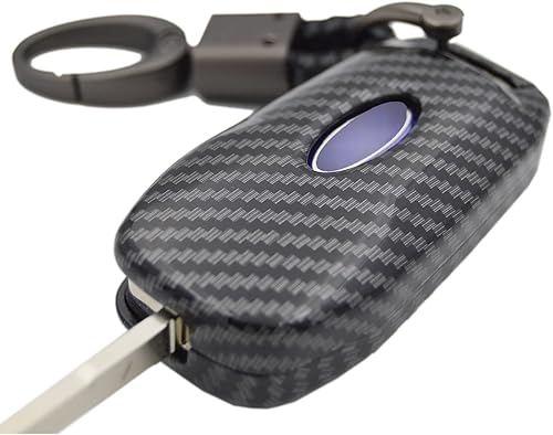 Miniatura 4 de Funda híbrida de 2 capas para llavero de carbono para Ford F150 F250 F350 F450 F550 Explorer Ranger Escape