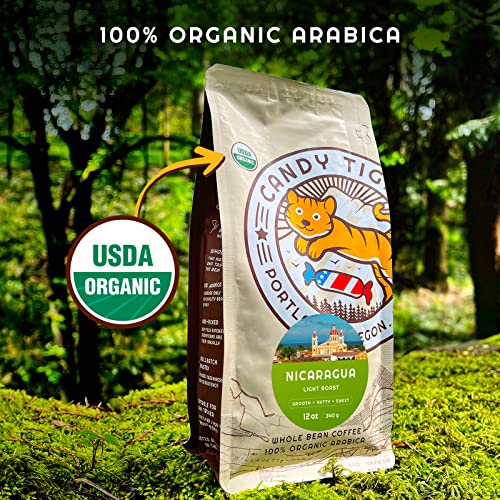 Candy Tiger Nicaragua Light Roast Whole Bean
