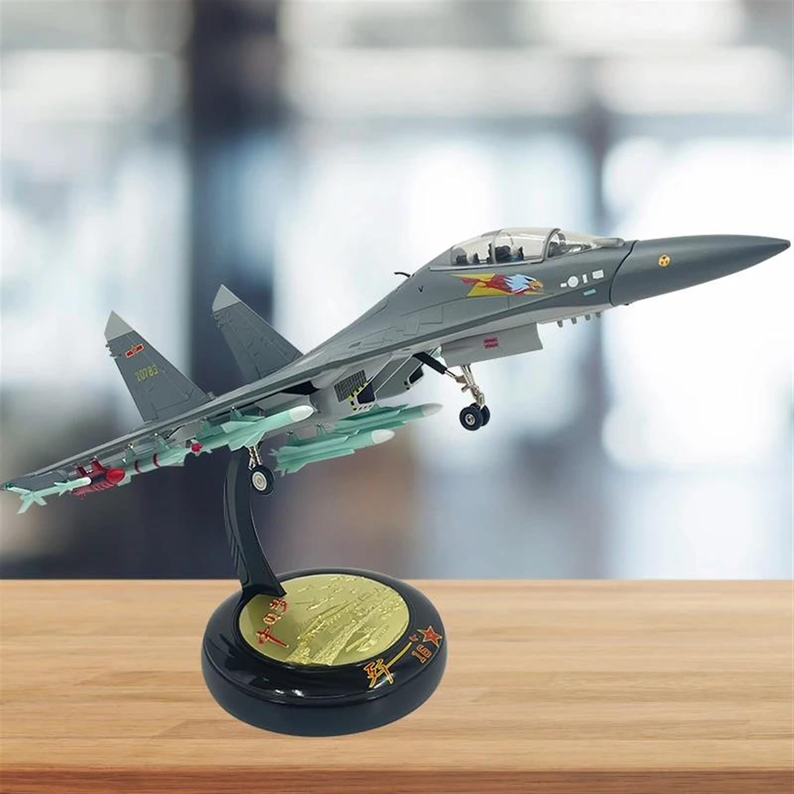 Amazon.co.jp: 航空機 1:48 スケール J-16 戦闘機静的完成品 J16
