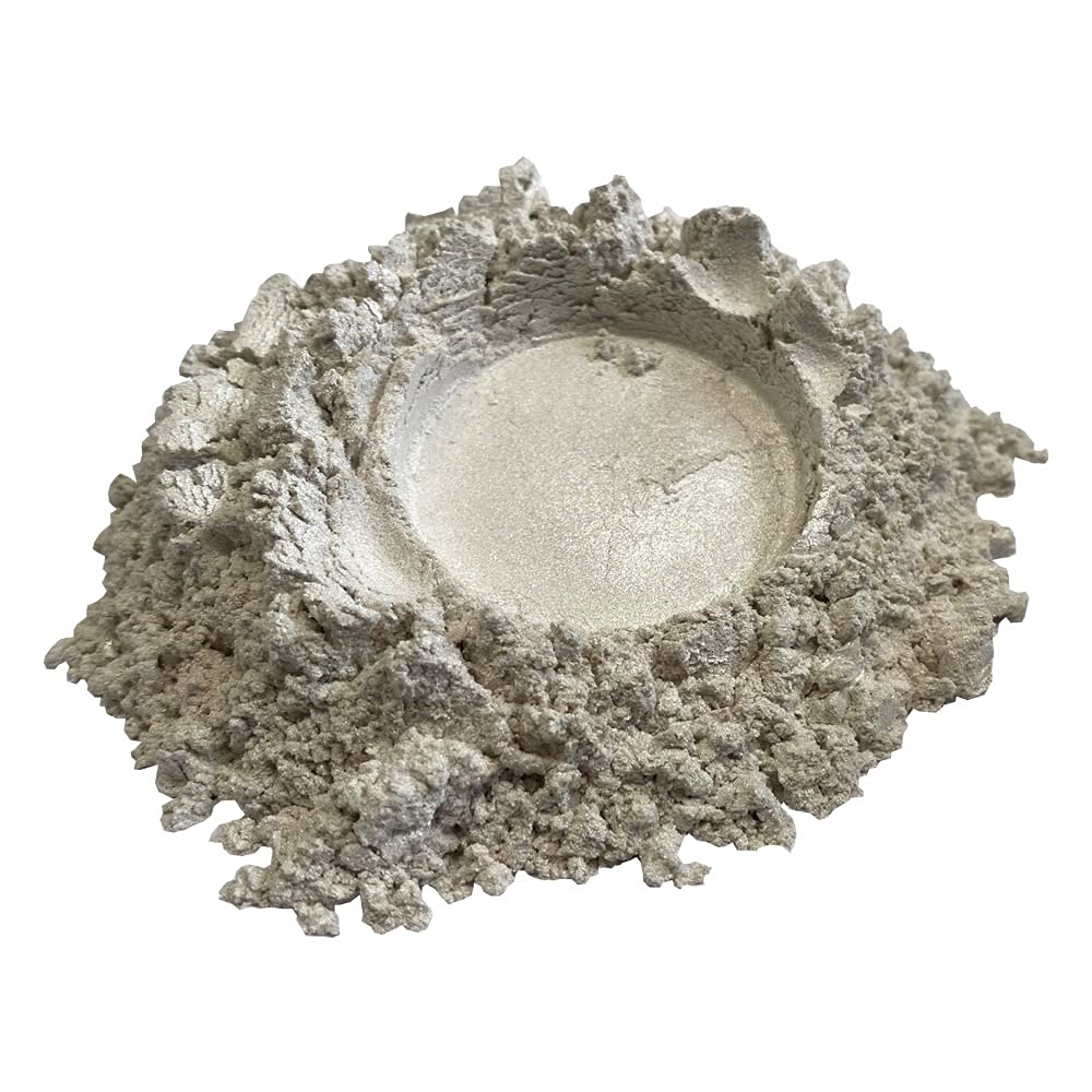 Polycraft ( Mb Fibreglass ) Silver White Pearlescent Polycraft Pearlescent Mica Pigment Powder - Silver White - 100G (Epoxy Polyester Polyurethane Silicone Compatible)