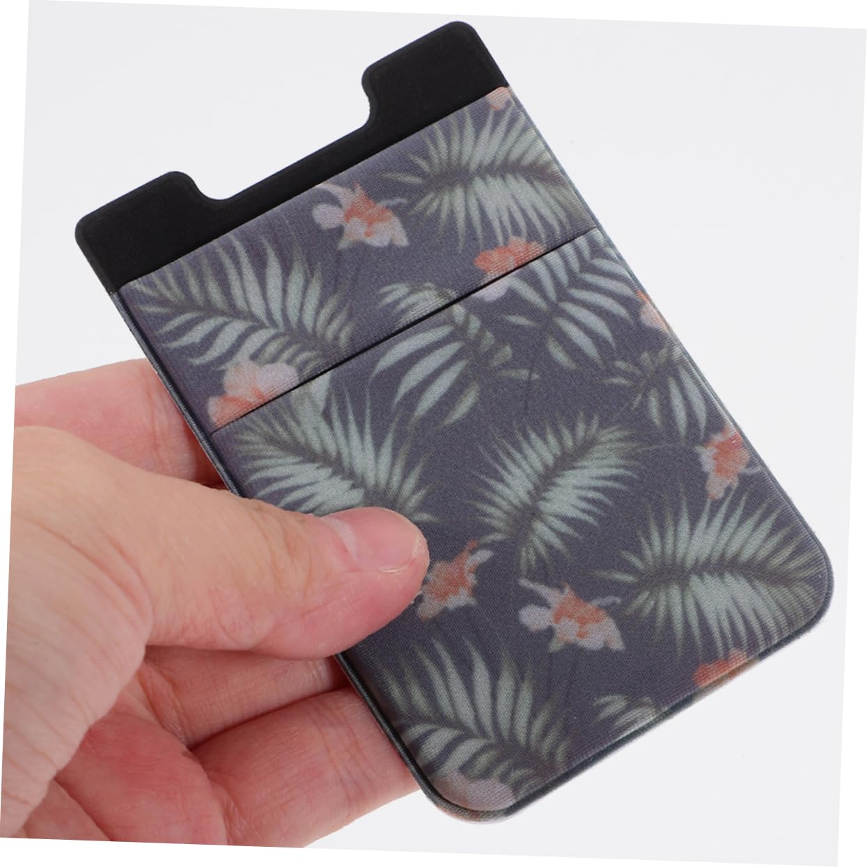 Uonlytech 10piezas Funda Adhesiva Retro para Teléfono Soporte y Tarjetero Organizador De Cartas y Dinero Pack De Estampado