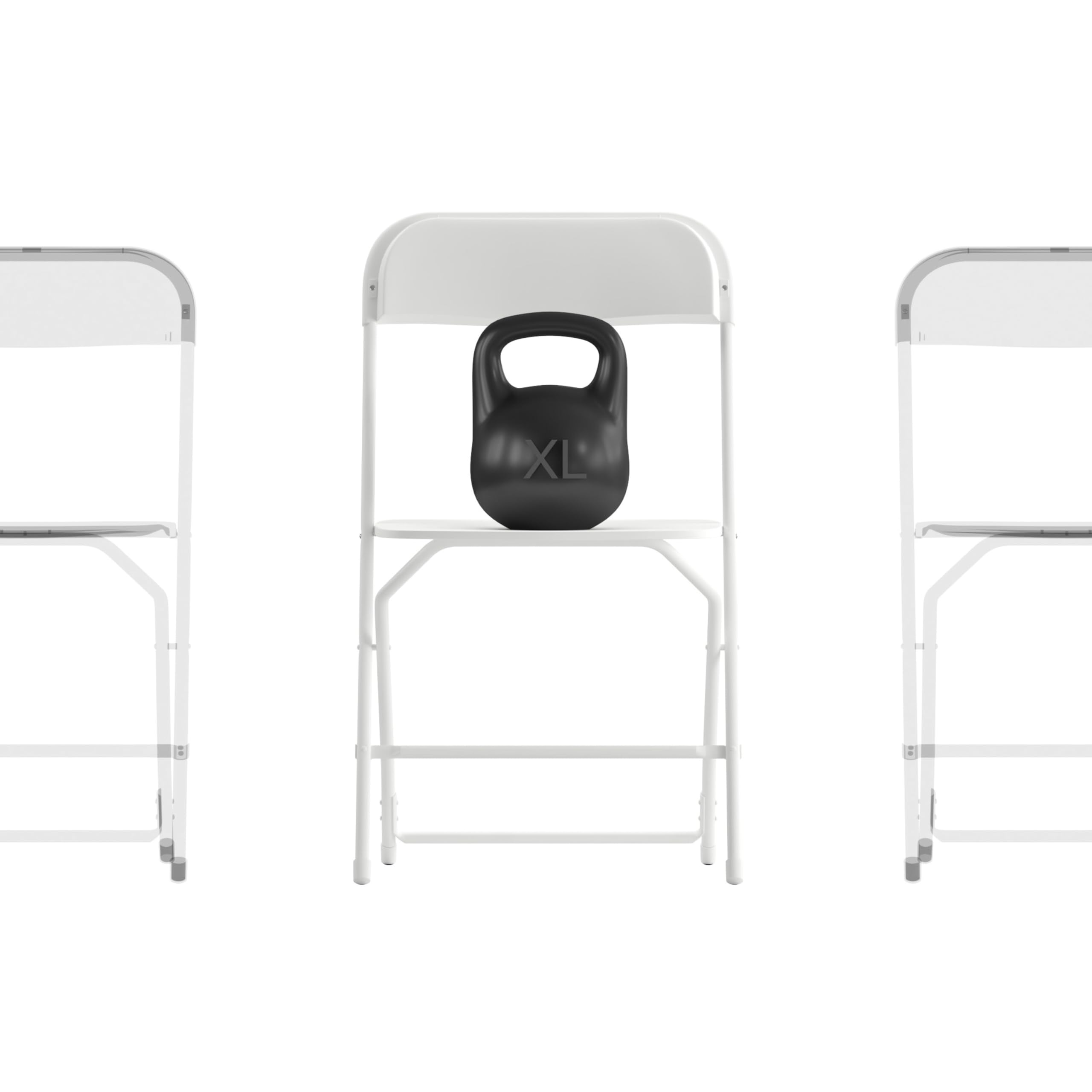 Flash Furniture Hercules Series Big & Tall Stackable Plastic Folding Chairs