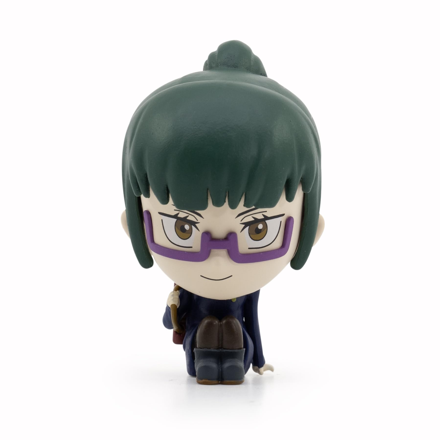 YuMe Jujutsu Kaisen Bobble Head - Maki Zenin 2.5" Mini Figure Collectable in Hero Window Box | Officially Licensed Crunchyroll Merchandise | Toy Gift for Kids, Adults & Manga Fans | Get All 8 Figures