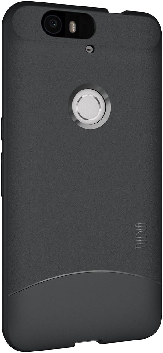 TUDIA Full-Matte ARCH TPU Bumper Protective Case for Huawei Nexus 6P [With cutout for Laser Auto Focus] (Black)