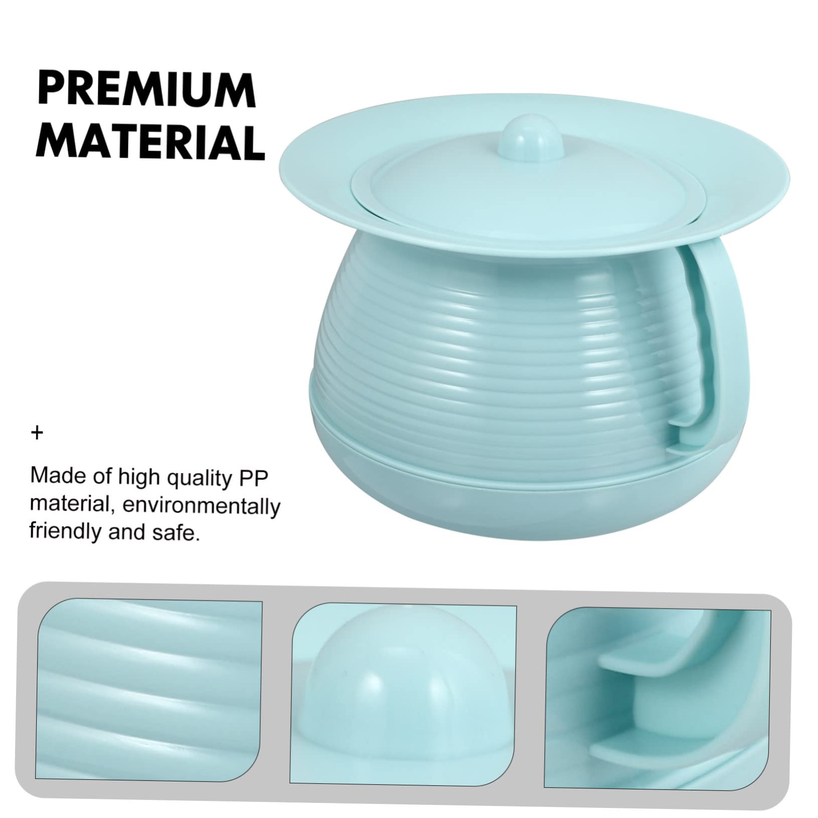 1 Pc padella sputacchiera in plastica orinatoi ospedalieri per uomini vaso da notte addensato padella anziana vasetto di urina per adulti padella di plastica pp Blue Riutilizzabile
