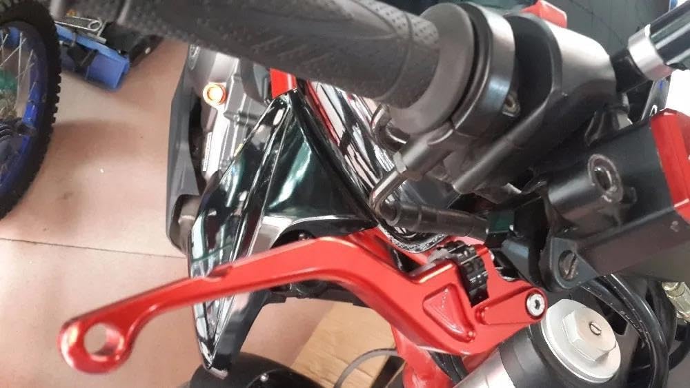 Pour Yamaha MT07 MT09 SR FZ9 2014 – 2015 FZ1 FAZER FZ6 XJ6 DIVERSION Leviers Frein Et D'embrayage Réglables CNC Levier Frein Moto(G)