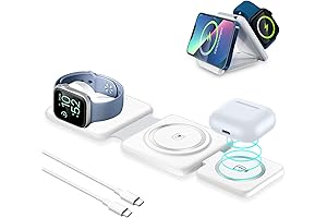 Wireless Charger 3 in 1, Magnetic Wireless Charging Pad