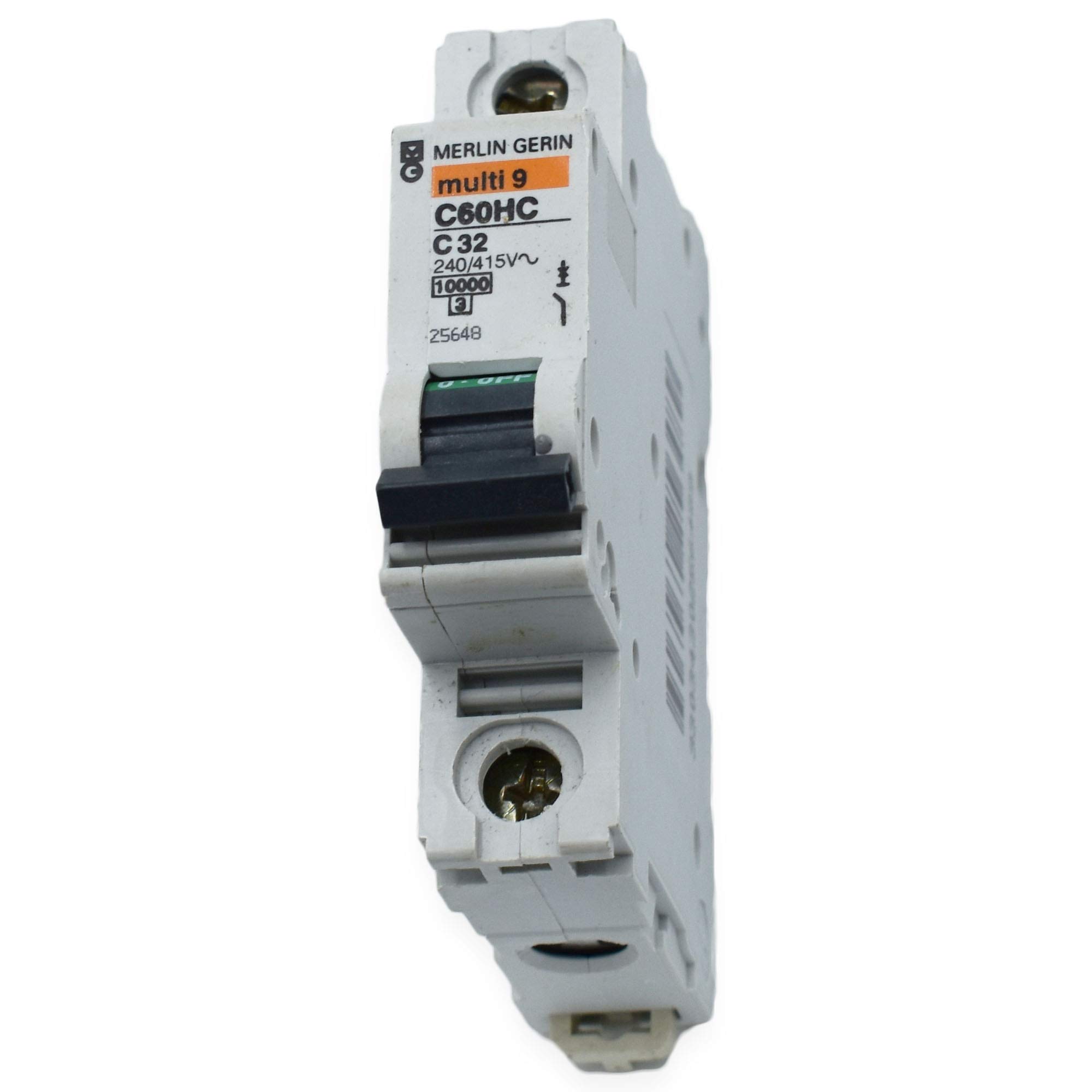 Merlin Gerin MCB 32 Amp Single Pole Breaker Type C 32A Multi9 C60HC C32