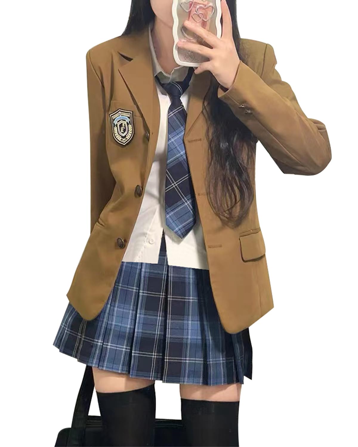 Amazon.co.jp: [QOOLYㅤ] スクール 制服 JK ブレザー 学生 高校生 女子