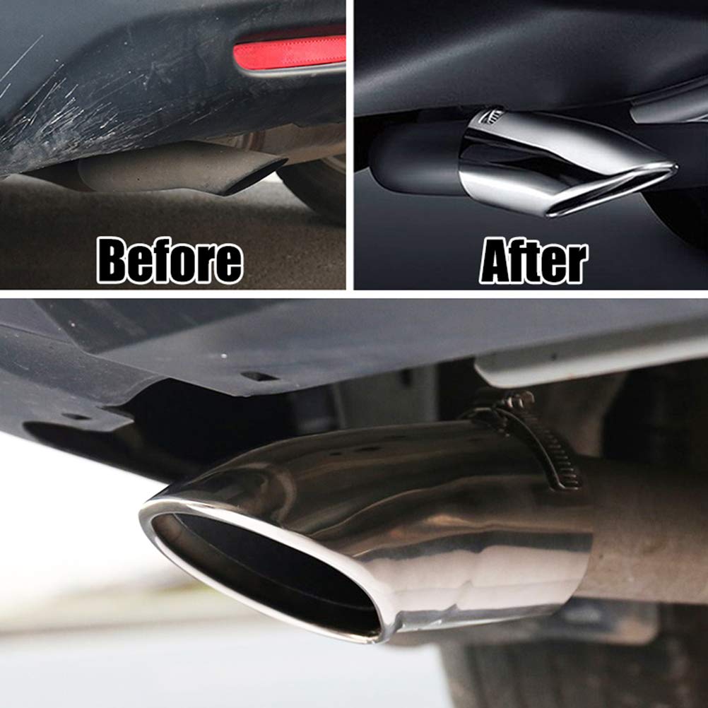Embellecedor De Escape Cromado Para Nissan Rogue / X-Trail T32 2014-2019 – Acero Inoxidable, Instalación Sin Taladros